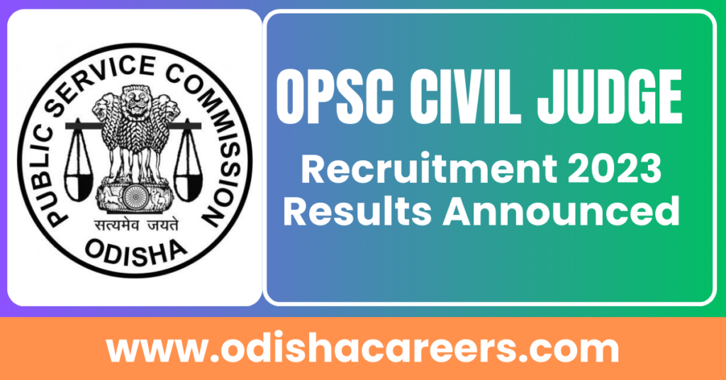 OPSC Civil Judge