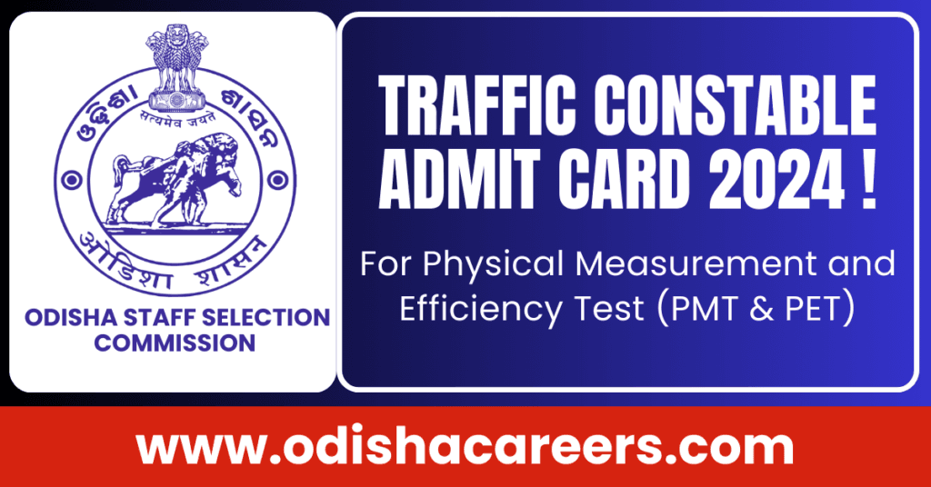 Traffic Constable Admit Card 2024