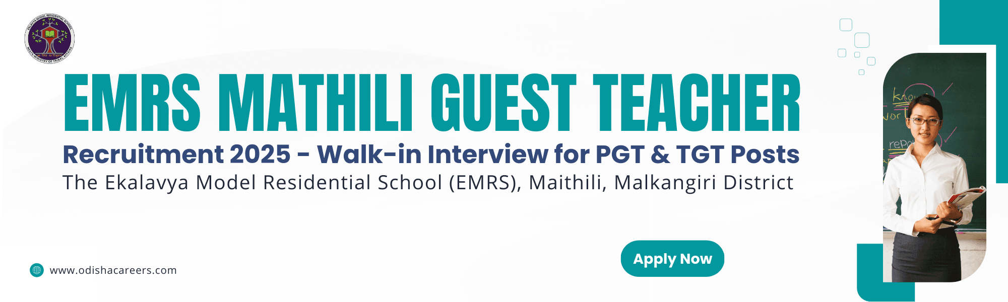 EMRS Mathili Guest Teacher Recruitment 2025
