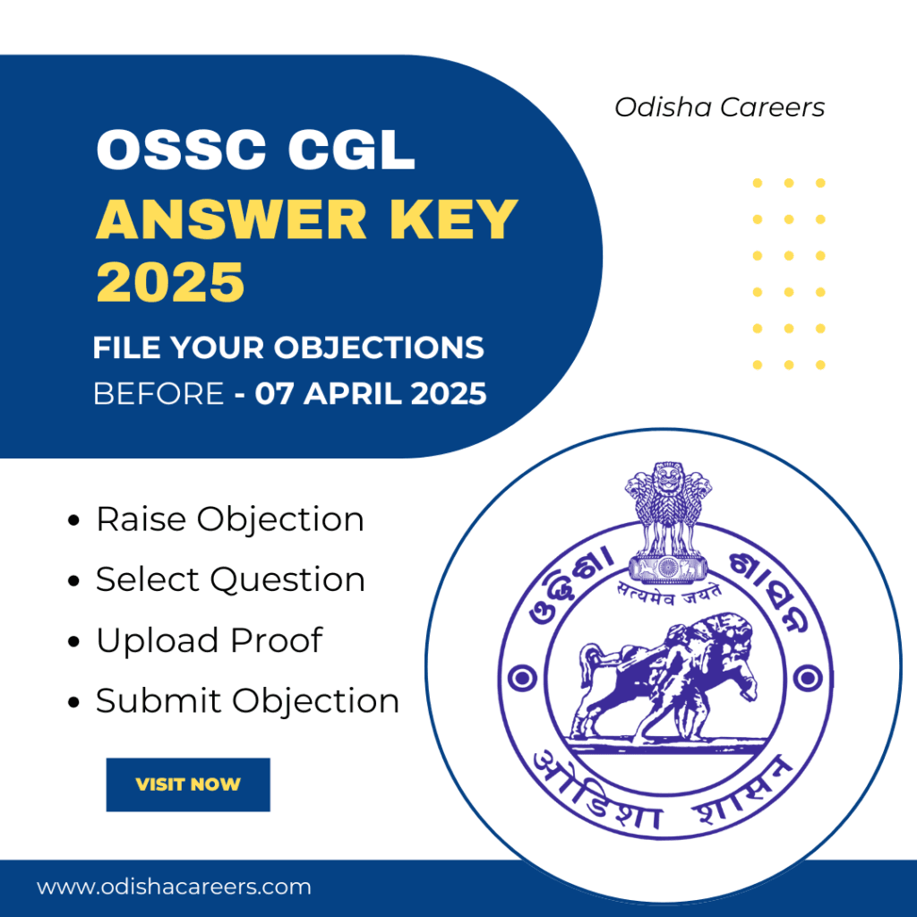 How to File Objection for OSSC CGL 2025 Answer Key