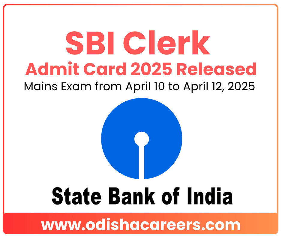 SBI Clerk Admit Card 2025 download