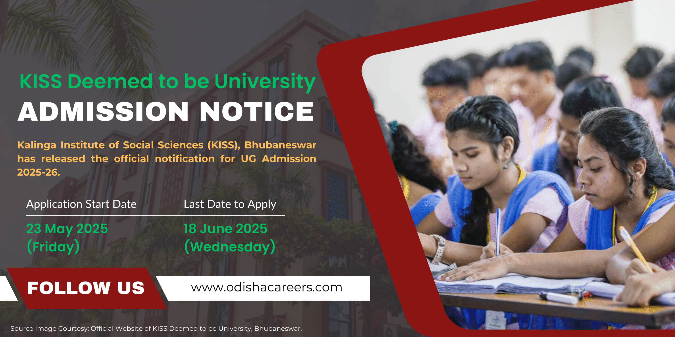KISS UG Admission 2025-26