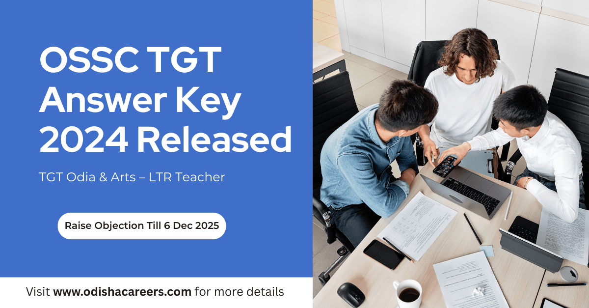 OSSC TGT Answer Key 2024